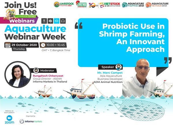 Aquaculture Webinar: Probiotic Use in Shrimp Farming, An Innovant Approach